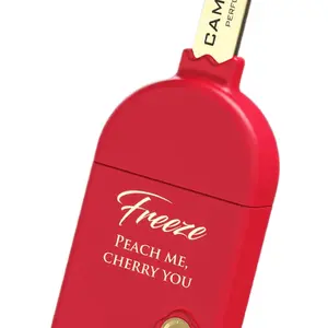 Peach Me Cherry You Freeze Camara Eau de Parfum 3.4oz Made in UAE - Red Bottle with Gold Label