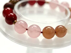 Multicolor Crystal & Chinese Herbal Incense Bead Bracelet | Non-Heritage Craft, Calm Anxiety, Better Sleep & Mental Focus