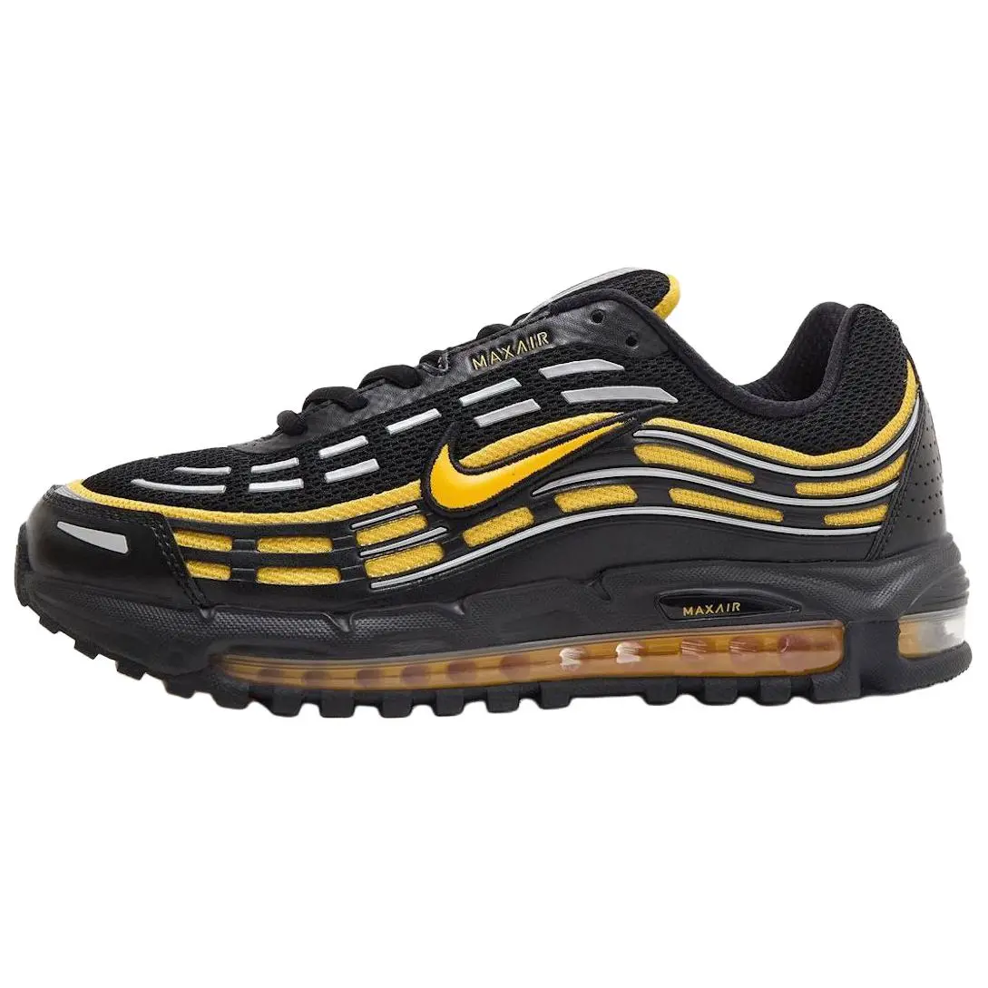 NIKE Air Max TL 2.5 'Black Varsity Maize' Unisex Retro Athletic Trainer - US M 9, Women's 8.5-14 US, Retro Look, Everyday Wear, Runs Small, for Casual & Running Activities