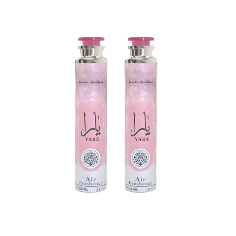 Lattafa Yara Scented Home Fragrance Mist - 300ML Aerosol, Fresh and Clean Floral Blend, Easy-to-Use Indoor Spray, Elevate Your Space, Maintains Freshness, Aroma for Home, 36-Month Shelf Life