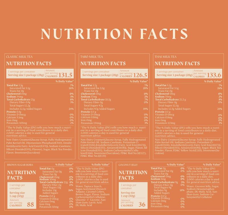 Frosty Fox Premium Boba Bundle Kit 10 Serv. Instant Bubble Pearl Variety Milk Tea Kit with Authentic Brown Sugar Tapioca Pearls & Coconut Jellies - Ready in Under 1 Minute, Includes Straws - Gift Box, Holiday (Classic, Taro and Thai Tea)