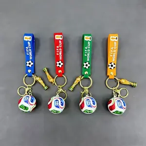 2026 World Cup Football Keychain Pendant Backpack Decoration Sports Souvenir Small Gift Jules Verne Trophy
