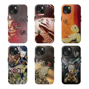 Korn Phone Case for iPhone & Samsung Galaxy, Nu Metal Band Aesthetic, Y2K Rock Music Fan Gift, Dark Grunge Style, Viral TikTok Trend USA 2026, Alternative Music Vibes