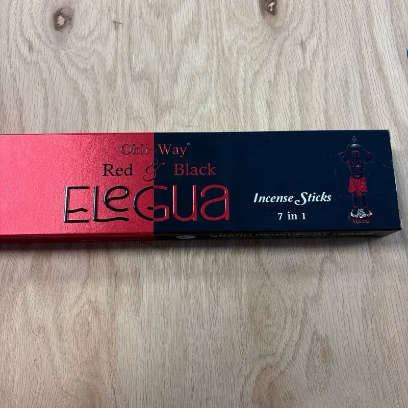 Orishas Incense Sticks Ade Olokun Botanica Collection 7 in 1 Red & Black Packaging Herbal Aroma Sticks Box of 70 Scented Perfume Fragrance