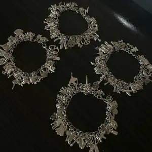 Full Silver Charm Bracelets