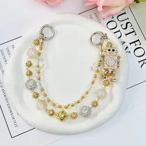 Robot Style Bag Charm,Delicate Handbag Pendant Accessory for Women, Detachable,Pretty Mother's Day Gift,Ideal Birthday Gift for Girls & Women,Summervibes