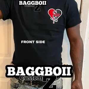 BROKEN CAPRICORN Custom T-Shirt with Front Side Graphic Design and Black Color