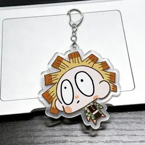 Demon Slayer Keychain Set, Kimetsu no Yaiba Anime Accessories, Anime Jewelry, Gift for Anime Lovers and Fans