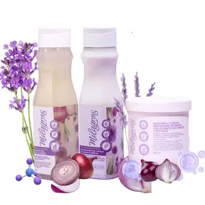 Gledar Shampoo Crecimiento with Onion Extract & Peptides 450ml for Weak Hair Growth Control Frizz & Enhance Shine