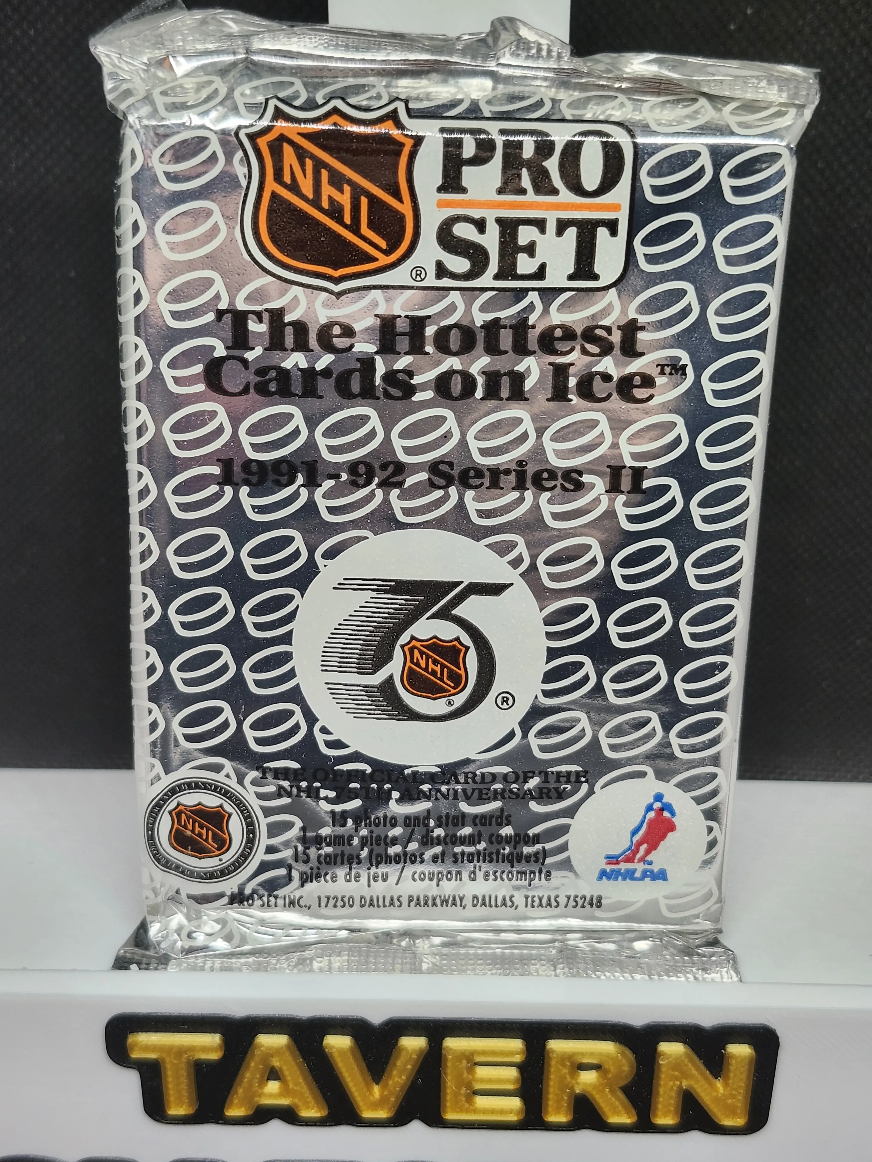 1991-92 NHL Pro Set Series II New Sealed Sports Trading Card Pack, Retro Hockey Collectible for Card Collecting, Non-Restockable Item