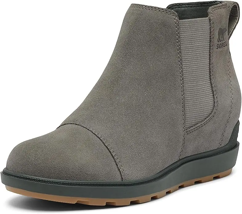 Sorel Womens Evie ll Chelsea Boot - Quarry/Grill 2048631052