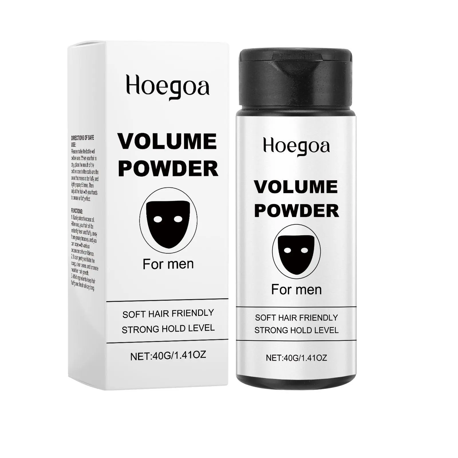 Fluffy Hair Volumizing Styling Powder (40g) - Unscented Cornstarch-Based Haircare, Root Texturizing Hair Texture Powder for Adults, Lightweight Gentle Normal Ingredients, Instant Volume, Oil Control, Easy Styling