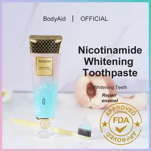 3PC BodyAid 【Tripel Whitening】Niacinamide Whitening Toothpaste