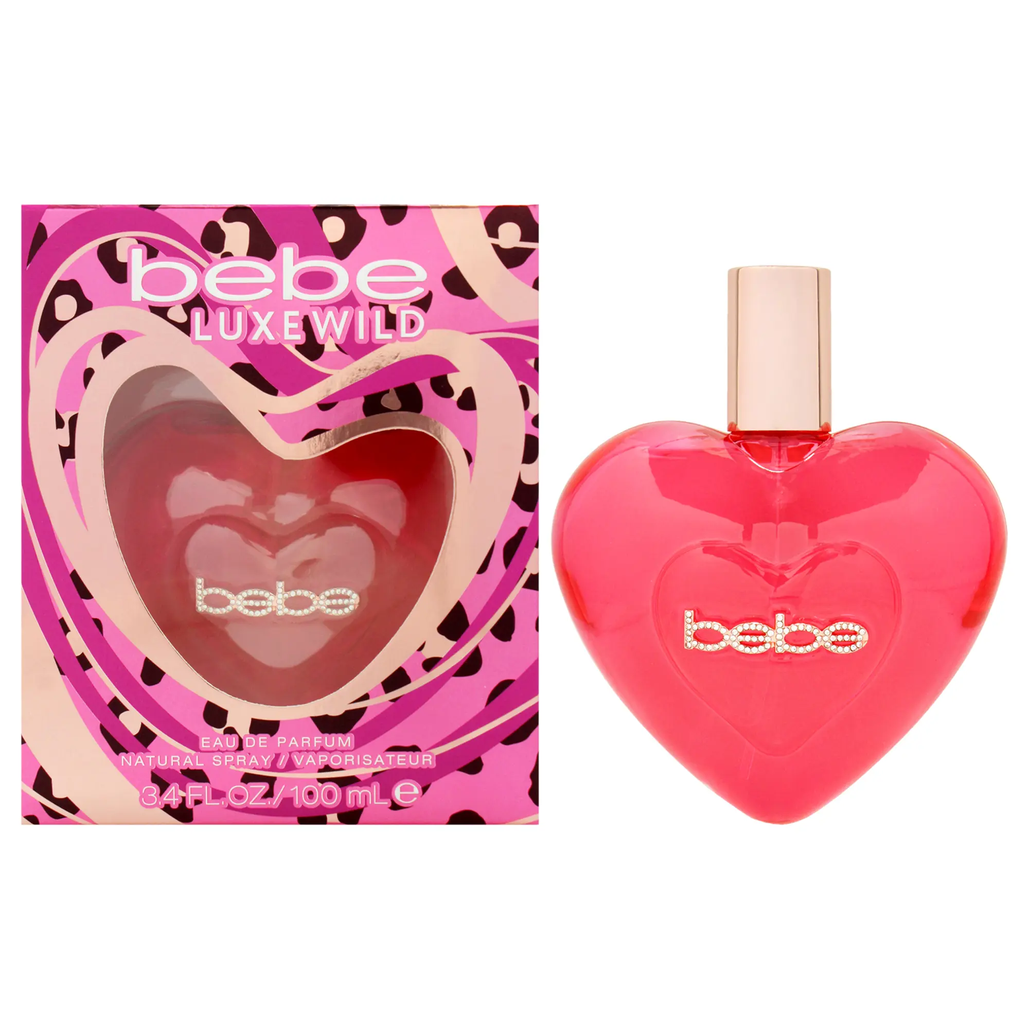 Bebe Luxe Wild Women's Eau de Parfum Spray, 3.4 oz