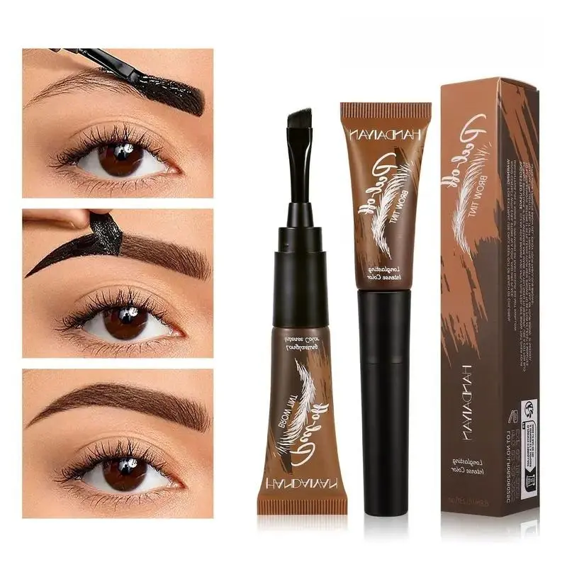 New 3-Color Tear-Off Brow Tint–Waterproof,Eyebrow products,Non-Fading,Long-Lasting Pigment for Precise Brow Definition&Effortless Wild Brow Looks-Easy-to-Use Makeup Tool for Women,Cosmetics