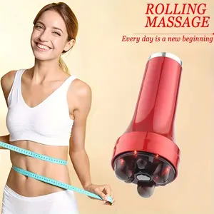 A set of electric meridian brushes, a multifunctional scraping and massage device with vibration for the abdomen, arms, and entire body, a metal-head massage tool, the best holiday gift for parents, and an Easter gift