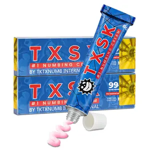 TXSK Tattoo External Cream 2 Pack | Limited Edition 99% VeryStrong | For Tattoos | Laser Removal | Waxing | EyebrowThreading | Tattoo Numbing Cream 10g