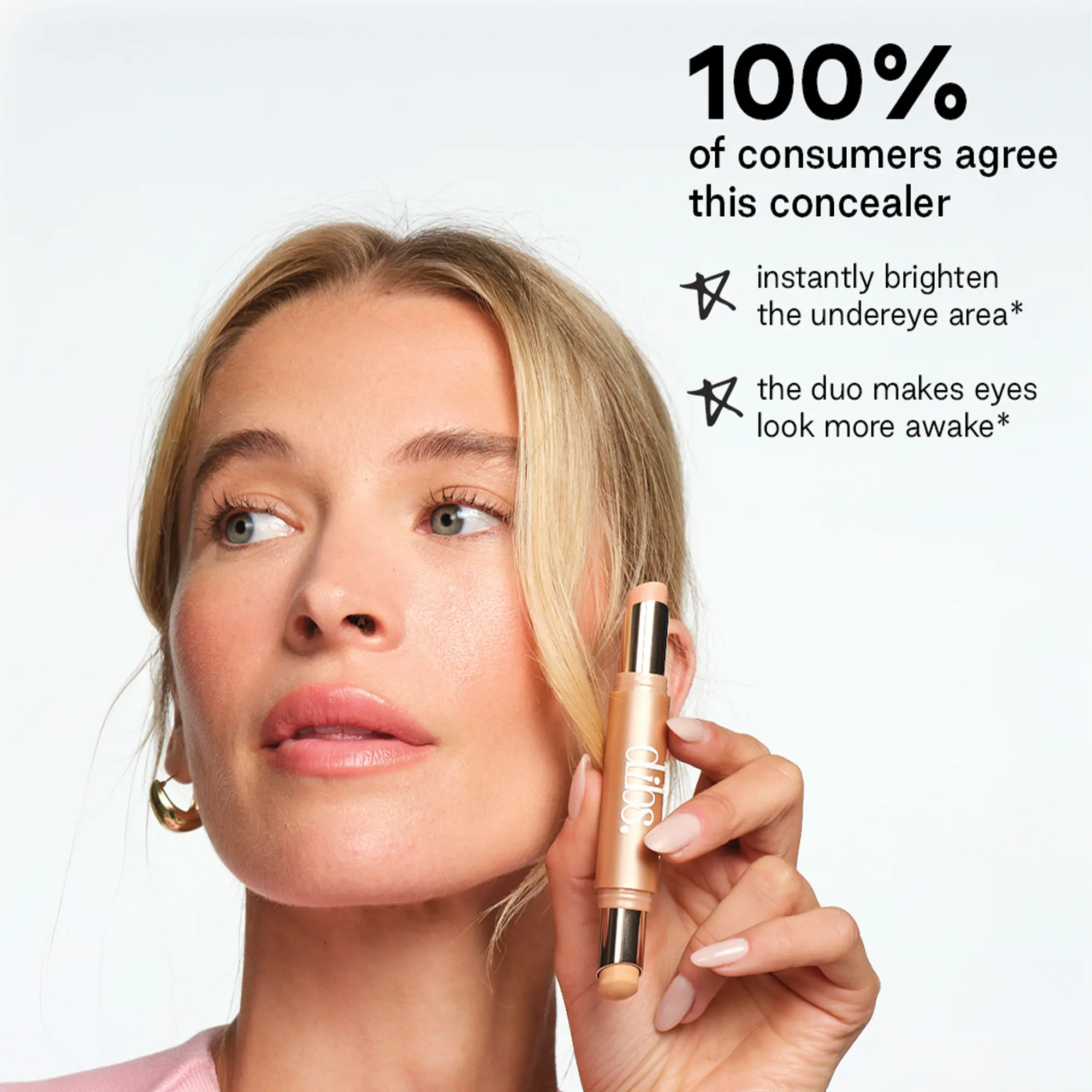 DIBS Beauty The Edit Essentials - The Edit Stick Brightener & Concealer Duo + Duo Brush Conceal DIBS Beauty The Edit Essentials - The Edit Stick Brightener & Concealer Duo + Duo Brush Conceal