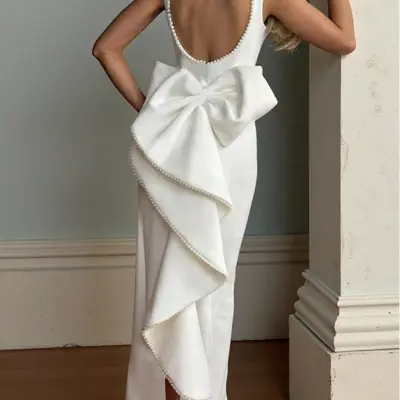 White Christmas Dress for Women