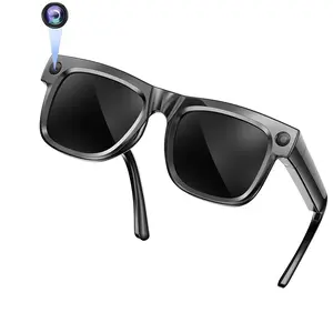 AI Smart Glasses with 8MP Camera, 30FPS Video Recording AI Sunglasses, 4GB Memory(No TF Card Need), 290Mah Battery,AI Real Time Translation ,Bluetooth Calling ,Build-in Mic & Speakers, HiFi Audio ,Music Control.