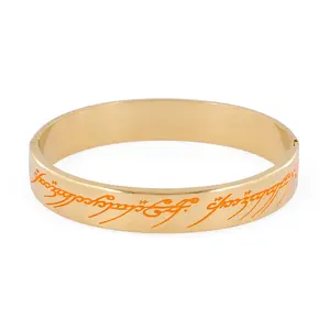 The Lord Of The Rings Glow-In-the-Dark One Ring Hinged Bangle Bracelet