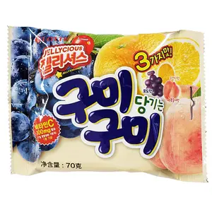 Lotte Fruit Flavored Gummies - Mixed Fruit 70g (Korea)