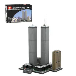 LesDiy MOC-177998 1/800 Scale World Trade Center Complex Building Blocks (7121PCS)