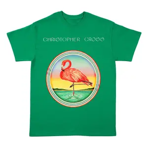 Christopher Cross Band Album Heavy Cotton Green T-Shirt All Colors, Gift for Women Men, Made In USA, US Size S-6XL, 100% cotton, Classic Fit, Unisex T-Shirt