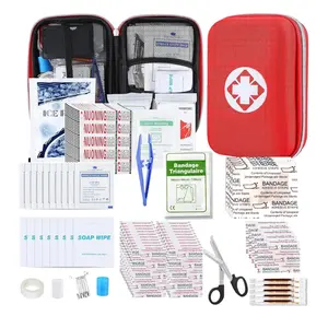 276PCS First Aid Kit Home Car Camping Hiking Emergency Supplies Small Compact Lovely Bag for School Outdoor, Basic Outdoor Essentials Survival Kit
