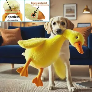 50cm soft duck, a plush toy for cats and dogs with multiple colors available, upgraded version (embroidered eyes + zipper-free design), soft plush toy, washable giant duck toy for cats and dogs, companion toy for dogs, suitable as a holiday gift, New Year