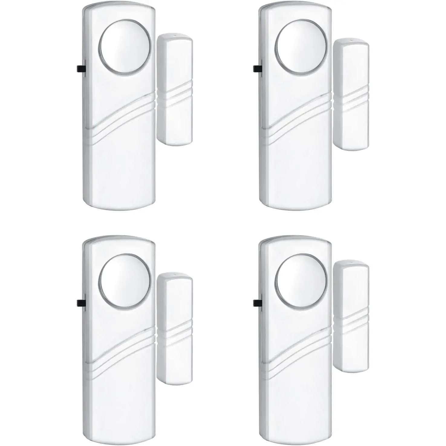 Security Door Window Alarm, Wireless Sensor Door Window Burglar Alarm, Door Alarms for  Safety, Easy Installation Doorbell Alarms for Office House Window Pool (4 Pack)