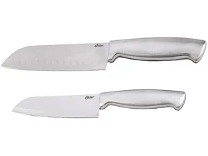 Oster 91602.02 Baldwyn 2 Piece Stainles Steel Santoku Knife Set