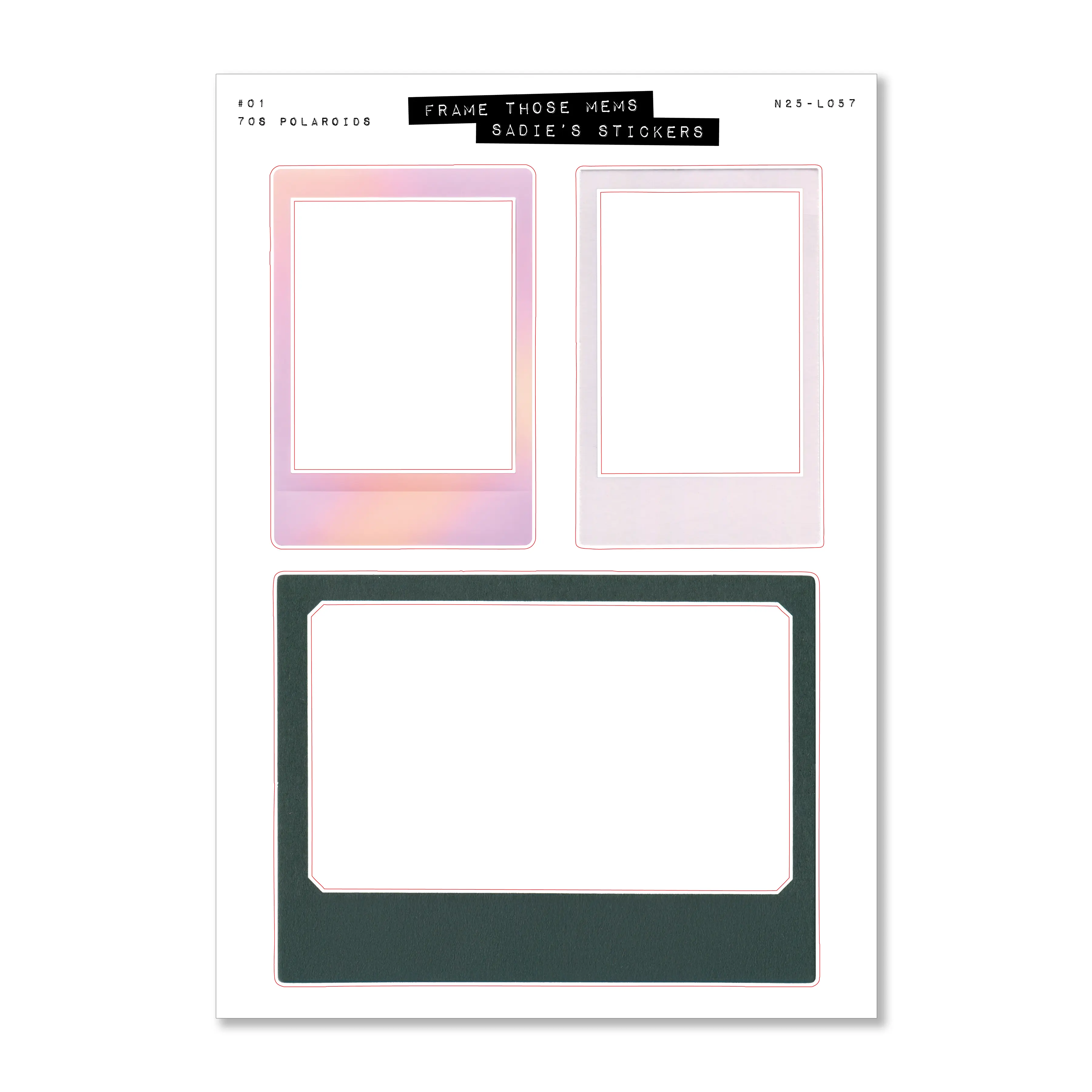 70s Polaroids • Frame Those Mems