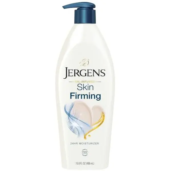 Jergens Skin Firming Body Lotion for Dry to Extra Dry Skin, Skin Tightening Cream with Collagen and Elastin, Dermatologist Tested, Hydralucence Blend Formula, 16.8 Oz |