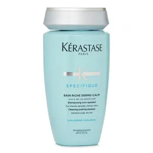 Kérastase Specifique Bain Riche Dermo-Calm Cleansing Soothing Shampoo (Sensitive Scalp, Dry Hair)，250ml