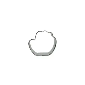 Mini Baseball Glove Cookie Cutter 1.75"