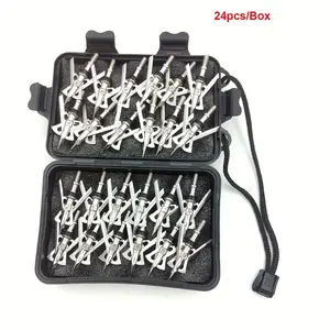Angry Four Outdoor Bow Arrow Head Carbon Arrows 6.2mm Universal Thread 100gr Replacement, High-Quality Archery Equipment Arrow Set