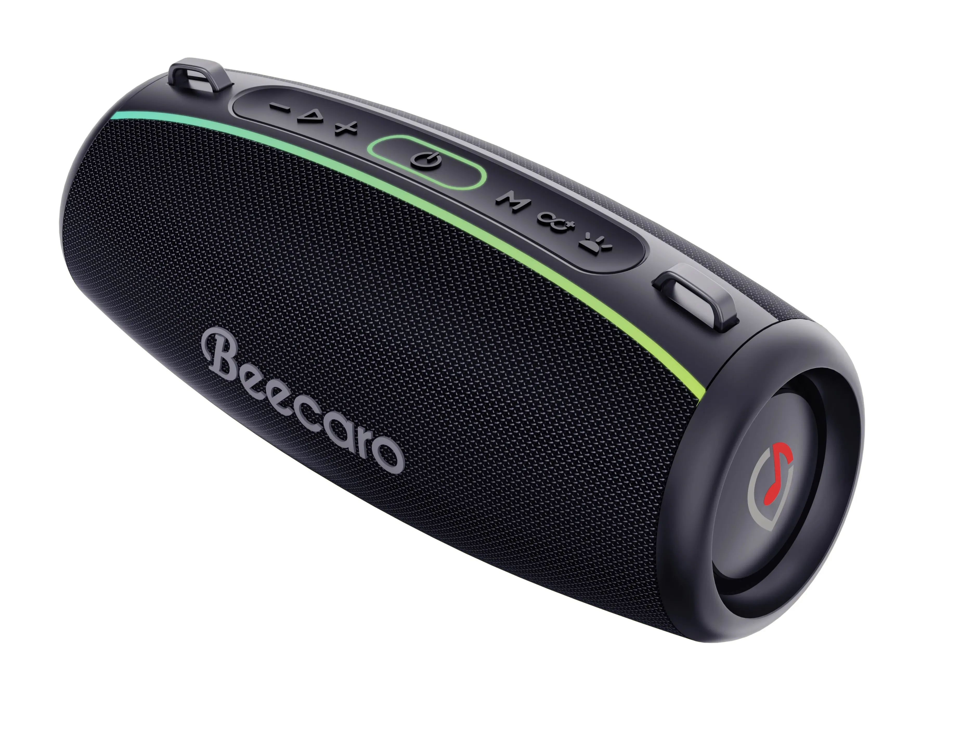 Beccaro Portable Bluetooth Speaker, Wireless Outdoor Speaker with Deep Bass, RGB Lights, Rechargeable Stereo Sound for Home, Party & Travel