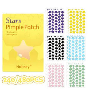 240/480pcs Acne Patches, Acne Spot Treatment, Blemish Patches, Suitable for All Skin Types, 6 Sizes, No Preservatives and Alcohols, Daily Face Skincare Accessories