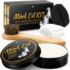 4-in-1  Oil Leather Conditioner and Cleaner 3.52 oz -   Formula for Boots and Shoes