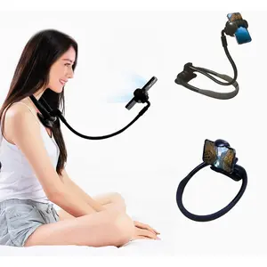 Mobile phone stand, neck-mounted mobile phone stand, 360-degree rotating hands-free flexible gooseneck stand °       Rotatable and adjustable bed phone holder, suitable for phones from 4.7inch to 6.7inch, is a universal multifunctional phone stand
