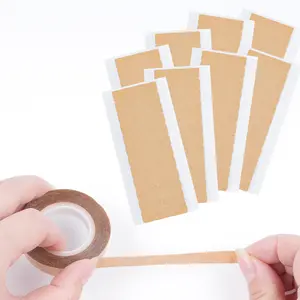 Doores Hair Extension Tape Tabs Double Sided Replacement Tape Adhesive Invisible No Residue Transparent Tapes for Hair Extensions,48 Tabs (4 x 0.8 cm/1.57 x 0.31 inch) Haircare Heatless  TikTokShopBlackFriday