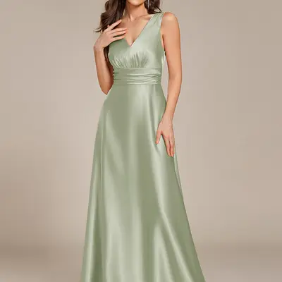 Green Celadon Bridesmaid Dress - TikTok Shop