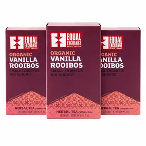 Equal Exchange Vanilla Rooibos Vanilla Organic Vanilla Rooibos Tea 20 Count