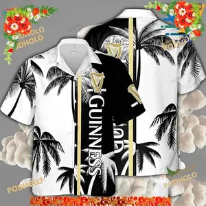 Guinness Beer Coconut Tropical Hawaiian Shirt