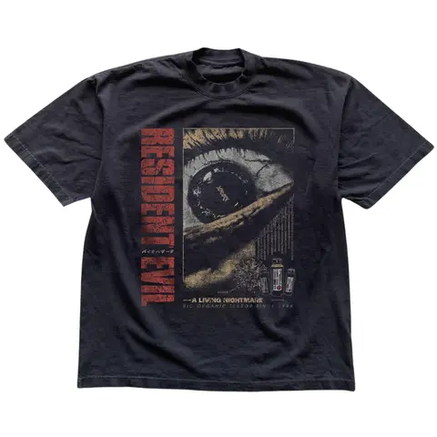 Resident Evil T-Shirt, Resident Evil Tee, Horror Video Game Tshirt, Gifts Shirt, Gildan Men's and Women's T-Shirt, Unisex Vintage Graphic Tees Gothic Grunge Y2k Emo Scene Amity Affliction Style Clothes Streetwear