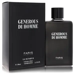 💼 Fariis Generous Di Homme EDP Spray 3.4oz | Niche Italian Masculine Fragrance | Rich Warm Sophisticated Long-Lasting Cologne | Premium Artisan Everyday Scent