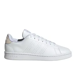 adidas Womens Advantage Lace Up Sneakers Shoes Casual - White