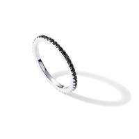 Black CZ - White Gold