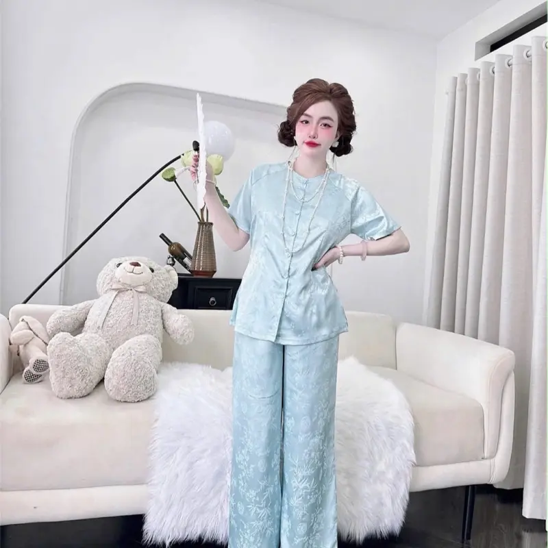 Set bà ba tay ngắn - Set pants and short sleeves shirt